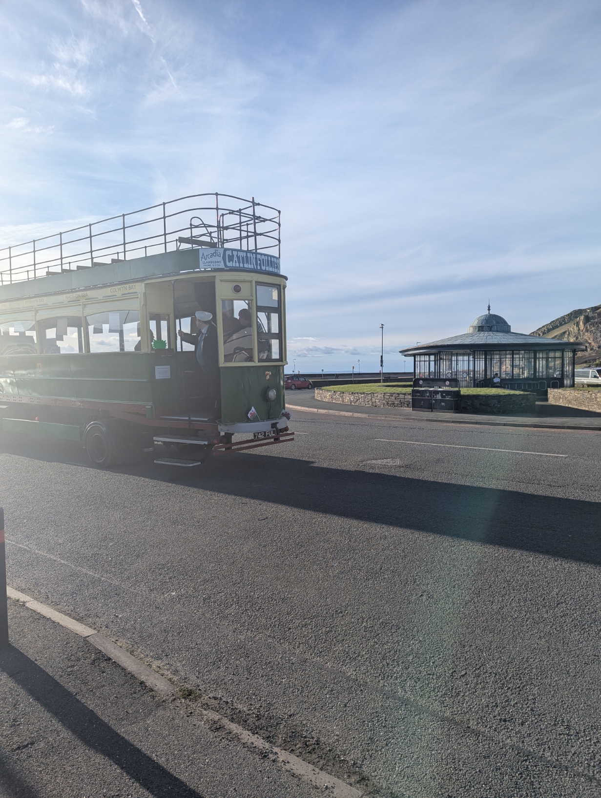 Tram Shelter with Tram